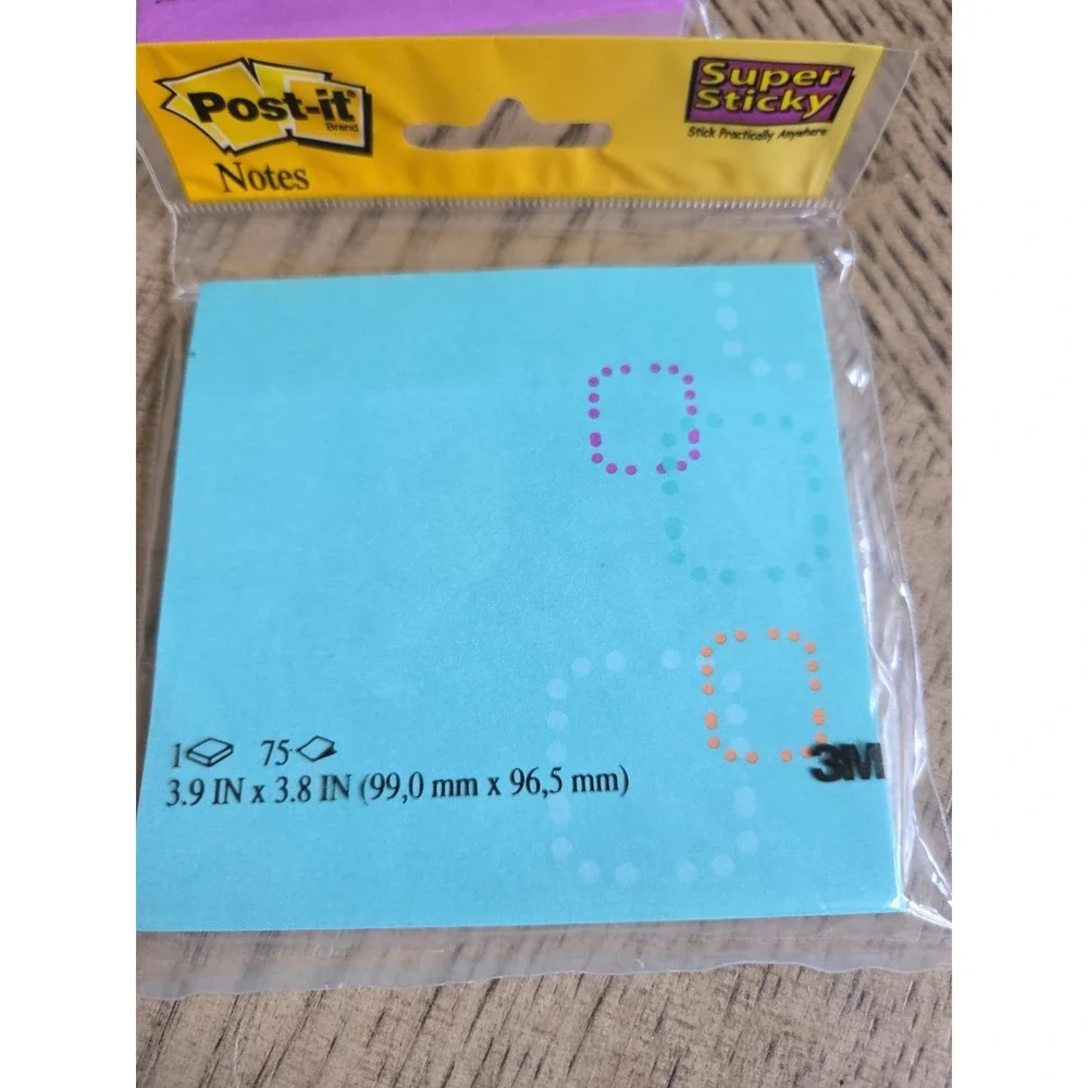 Post It Notes Lot Of 4 Designs New 300 Sheets Post-It Notes Super Sticky